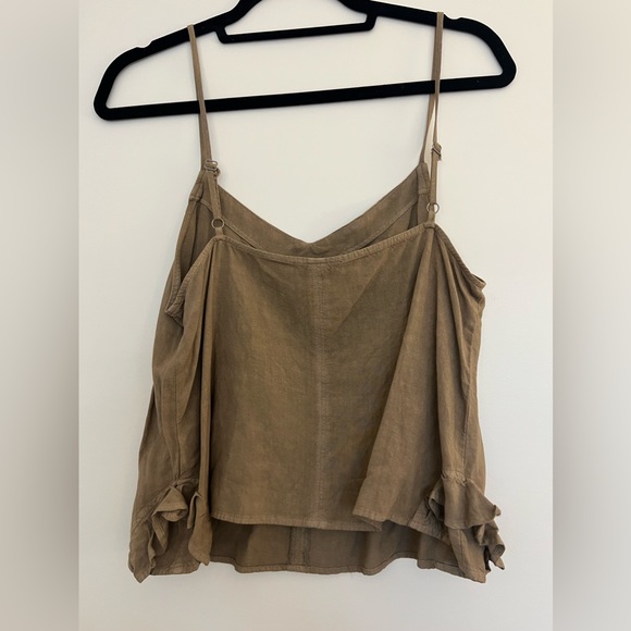 Splendid Golden Hour Linen-Blend Tank size small - Picture 4 of 5